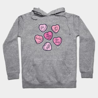 Galentine's Day Conversation Hearts Edit Hoodie